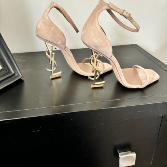 YSL Opyum Sandals in Suede size 39 - Picture 2 of 5